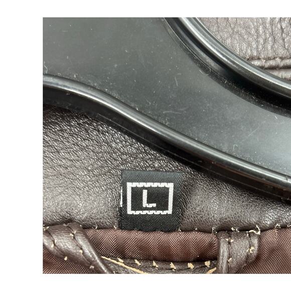 Leather Madness Brad Pitt Fight Club Button Front Leather Coat Mens Large Lined - Picture 8 of 11